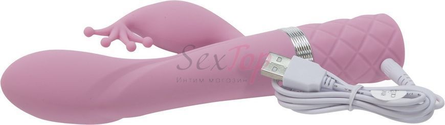Роскошный вибратор-кролик Pillow Talk - Kinky Pink с кристаллом Сваровски, мощный &mdash;  фото товара 7