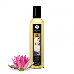 Масажна олія Shunga Amour – Sweet Lotus (250 мл) натуральна зволожувальна SO2878 фото