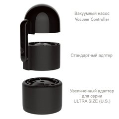 Вакуумная насадка Tenga Vacuum Controller с мастурбатором US Deep Throat Cup  1
