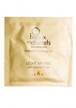 Пробник Bijoux Indiscrets Sachette Light My Fire &ndash; Caramel&Sea salt (2 мл),  - 1