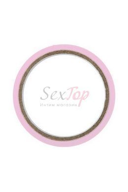Скотч для бондажа Fetish Tentation Rose (15 м), не липне до шкіри і волосків, тільки сам до себе - фото товару 2