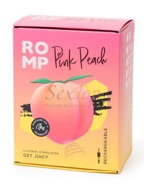 Вакуумний кліторальний стимулятор Romp Pink Peach - фото товару 17