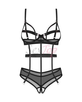 Боди Obsessive Euridia crotchless teddy M/L,  - 4