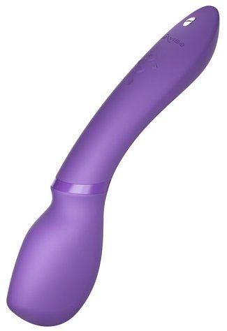 Смарт-вибромассажер We-Vibe Wand 2 Purple, очень мощный, функция Smart Silence &mdash;  фото товара 1
