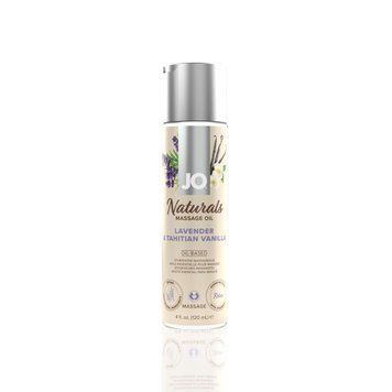 Массажное масло System JO &ndash; Naturals Massage Oil &ndash; Lavender & Vanilla с натуральными эфирными маслам,  - 1