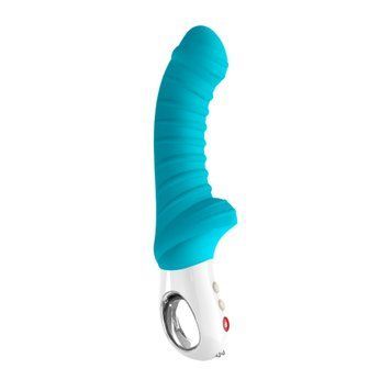 Вибратор для точки G Fun Factory TIGER petrol, ребристый, подходит для анальной стимуляции,  - 1