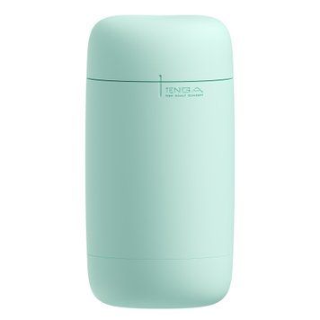 Мастурбатор TENGA PUFFY MINT GREEN, ультрамягкий материал, многоразовый, сквозной, Бирюзовый - 1