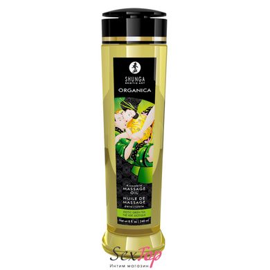 Органическое массажное масло Shunga ORGANICA - Exotic green tea (240 мл) с витамином Е SO3936 фото