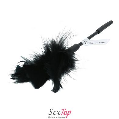 Метелочка-щекоталка Sex And Mischief - Feather Ticklers 7 inch Black, натуральные перья и пух SO2184 фото