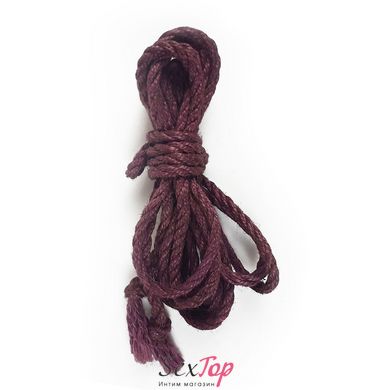 Джутова мотузка BDSM 8 метрів, 6 мм, колір лаванда SO5206 фото