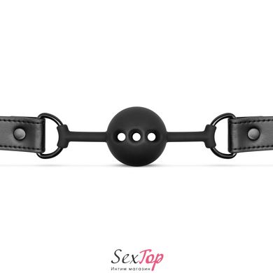 Кляп Bedroom Fantasies Ball Gag Breathable Silicone - Black SO8816 фото