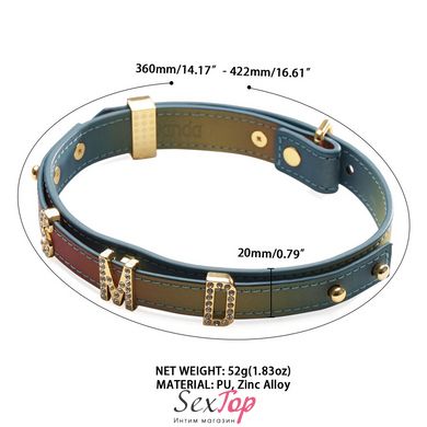 Нашийник LOCKINK Multi-color DIY Alphabet Collar - SX0899