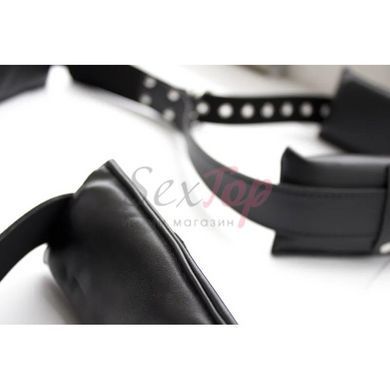 Фиксаторы для ног Alive Supremacy Leg Restraint Bondage Belt черного цвта &mdash;  фото товара 6