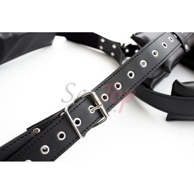 Фиксаторы для ног Alive Supremacy Leg Restraint Bondage Belt черного цвта &mdash;  фото товара 2