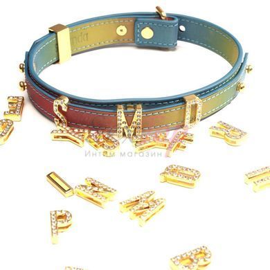 Ошейник LOCKINK Multi-color DIY Alphabet Collar &mdash;  фото товара 2