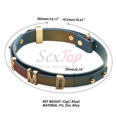 Ошейник LOCKINK Multi-color DIY Alphabet Collar &mdash;  фото товара 6