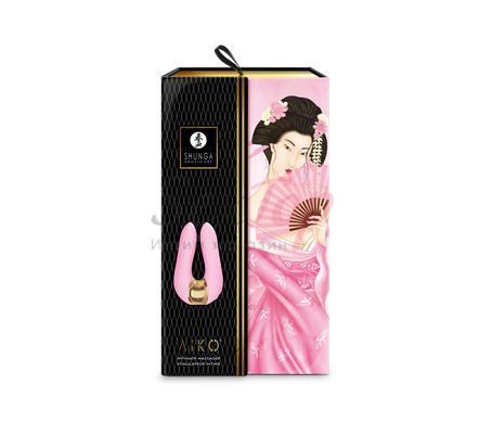 Вибратор для клитора Shunga Aiko Light Pink, гибкие кончики &mdash;  фото товара 6