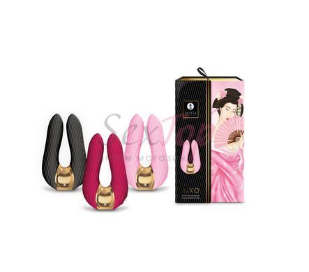 Вибратор для клитора Shunga Aiko Light Pink, гибкие кончики &mdash;  фото товара 9