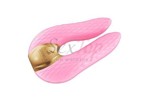 Вибратор для клитора Shunga Aiko Light Pink, гибкие кончики &mdash;  фото товара 2