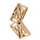 Зажимы для сосков с легкой подвеской LOCKINK Adjustable Nipple Clamps with Light Pendant - Golden &mdash; фото 4 из 8