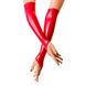 Вінілові міттинки Art of Sex - Lora довгі, размер M, колір червоний SO7478 фото 2