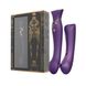 Смартвібратор 3в1 Zalo — Queen Twilight Purple, пульсівна перлина та вакуум, кристал Swarovski SO6664 фото 10
