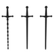 Силіконовий стимулятор уретрі Urethral Catheter Silicone Sword, Черный - 1